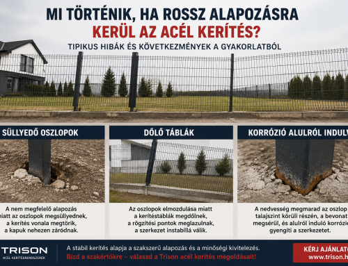 Mi történik, ha rossz alapozásra kerül az acél kerítés? – tipikus hibák és következmények a gyakorlatból